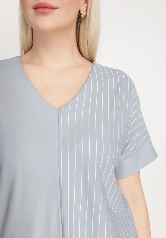 Блуза с боковыми разрезами шир.  580, рис. 4