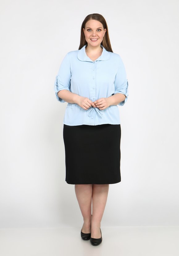 Блуза на кулиске София шир.  580, рис. 16