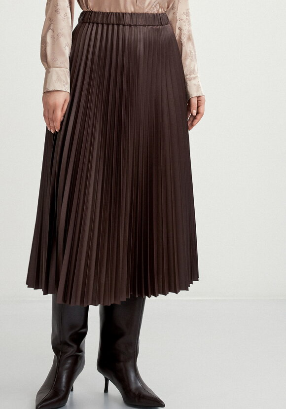 Юбка плиссированная из трикотажа с напылением шир.  580, рис. 2