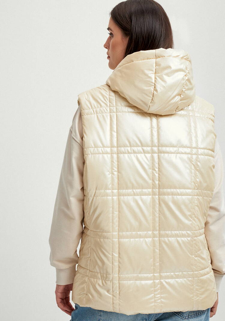 Жилет стеганый метализированный шир.  750, рис. 21