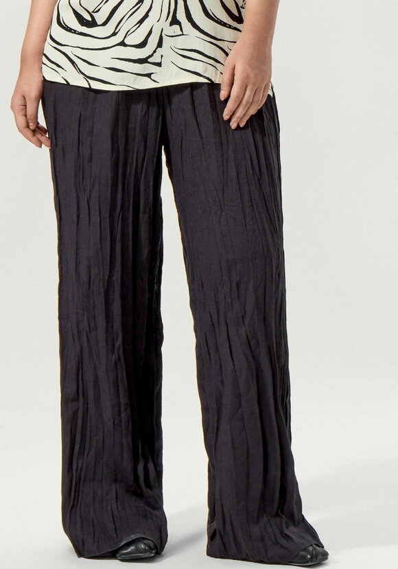 Блуза свободная с полосатым принтом шир.  580, рис. 24