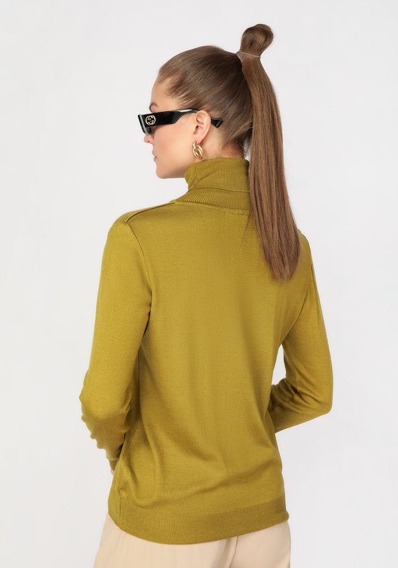 Джемпер женский со складками по полочке шир.  580, рис. 2