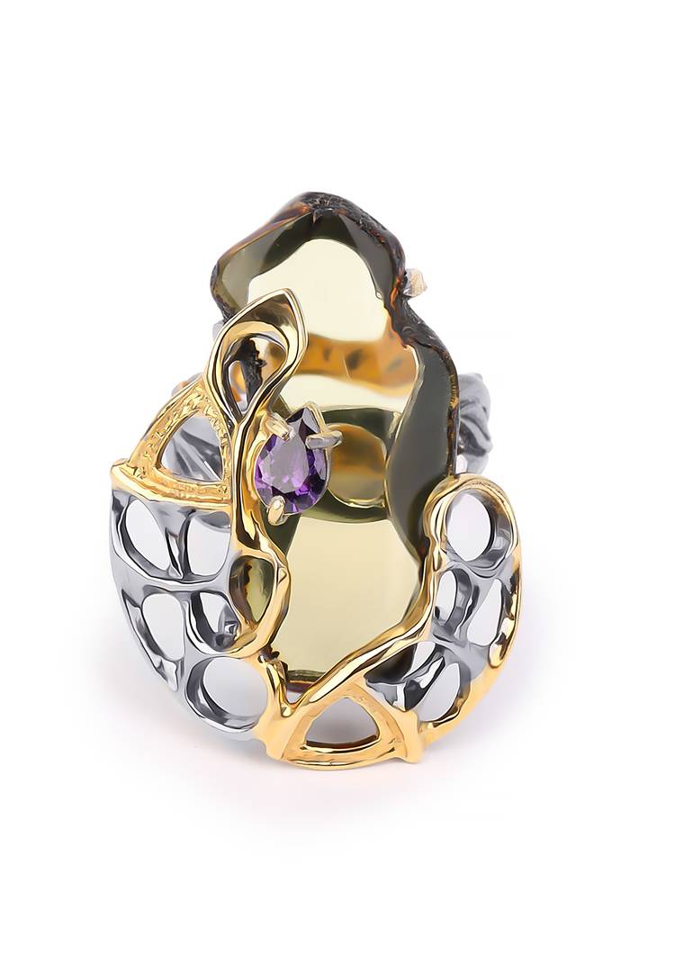 Кольцо серебряное Илана шир.  750, рис. 5