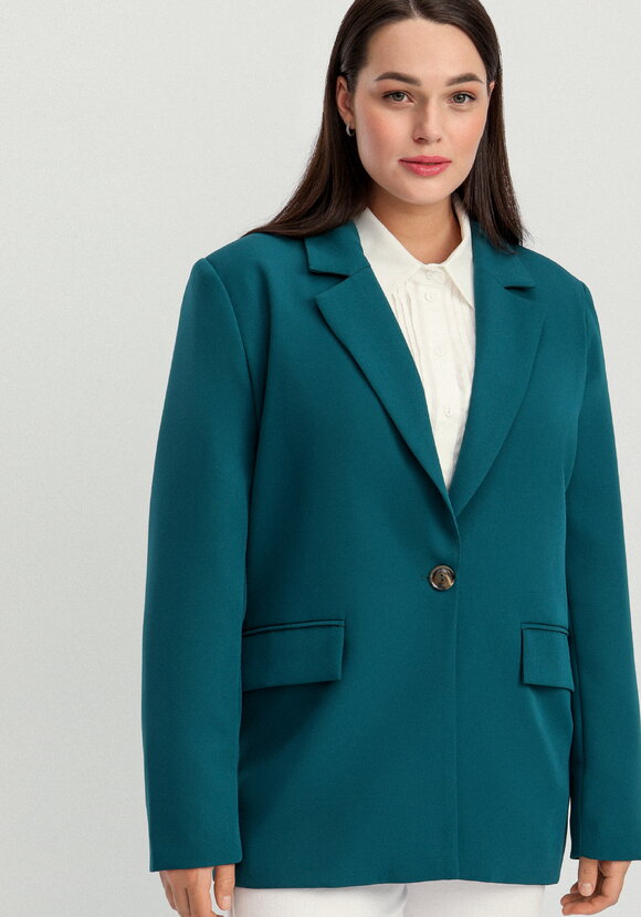 Пиджак однобортный на подкладке шир.  580, рис. 27