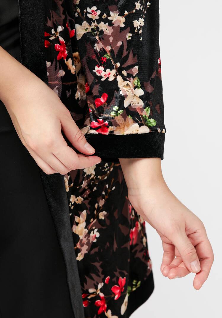 Кардиган-накидка со свободными рукавами шир.  750, рис. 5