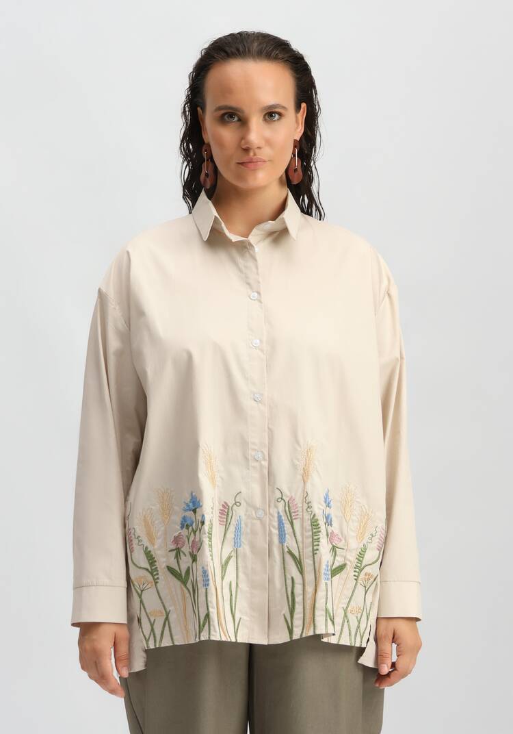 Рубашка с вышивкой по низу шир.  750, рис. 21