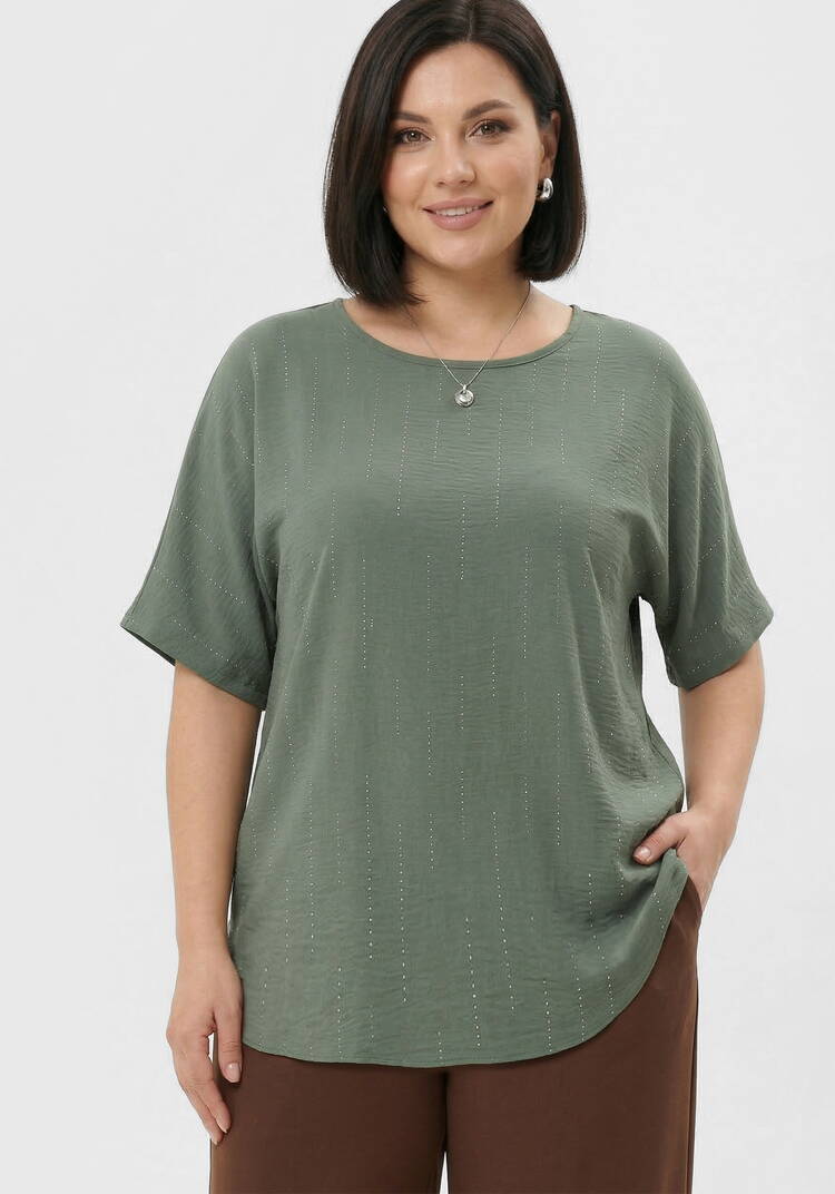 Блуза Танцующие капли дождя шир.  750, рис. 1