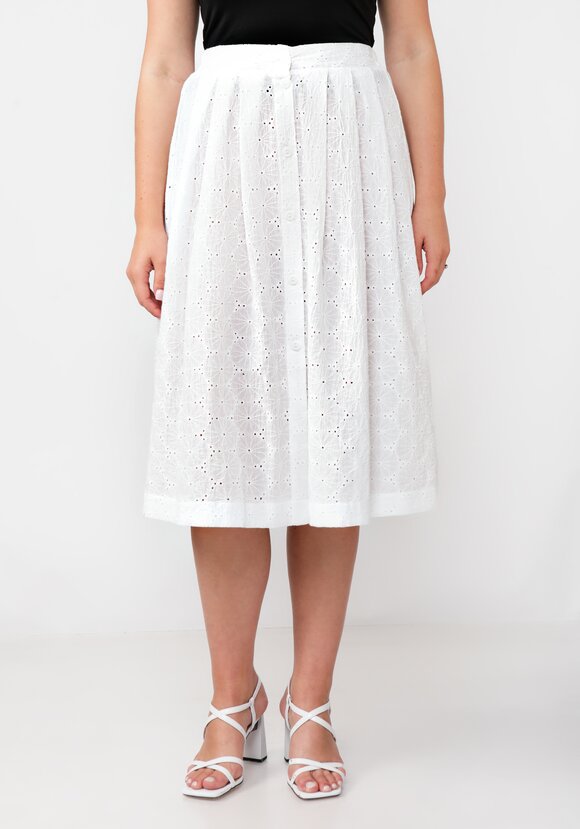 Юбка из шитья с разрезом шир.  580, рис. 17