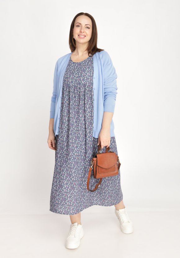 Кардиган с V-образным вырезом шир.  580, рис. 8