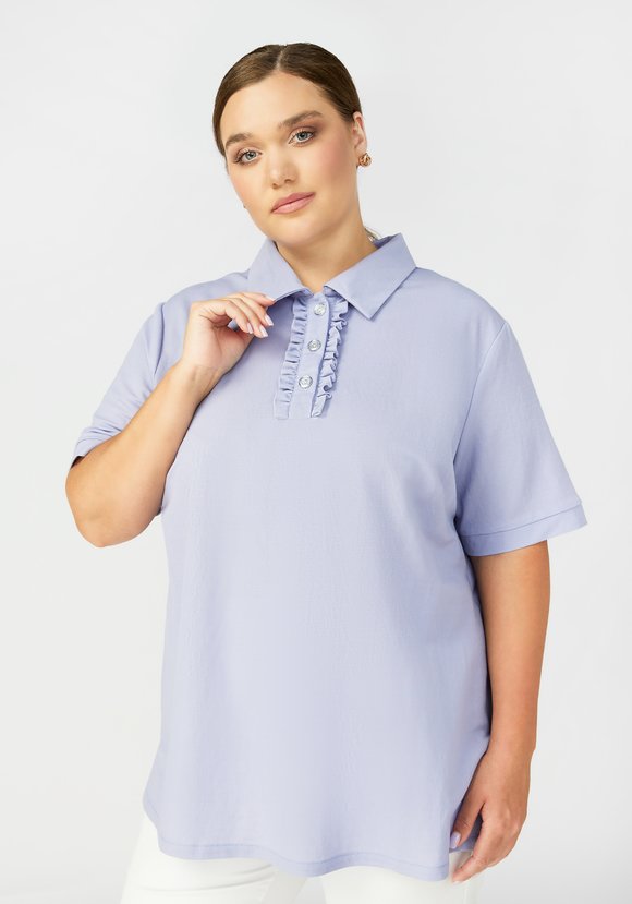 Поло с рюшей шир.  580, рис. 1