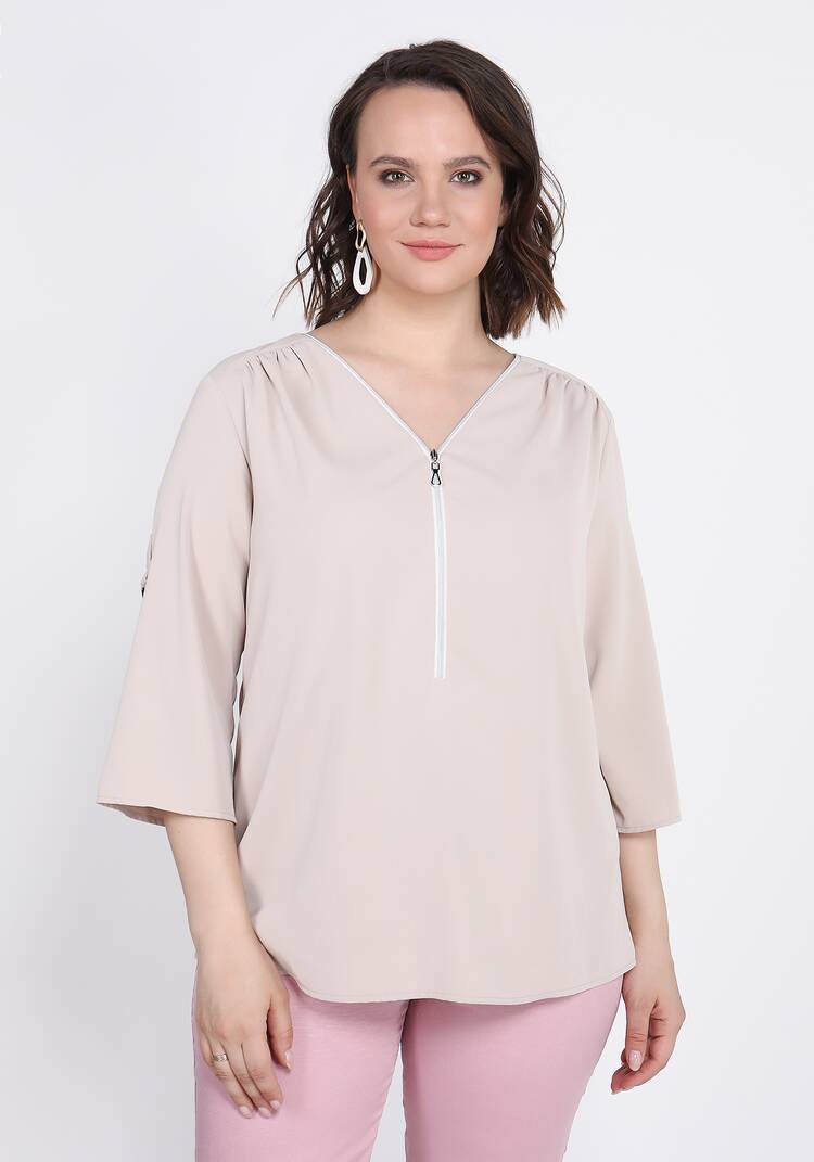 Блуза на молнии Изабелла шир.  750, рис. 9