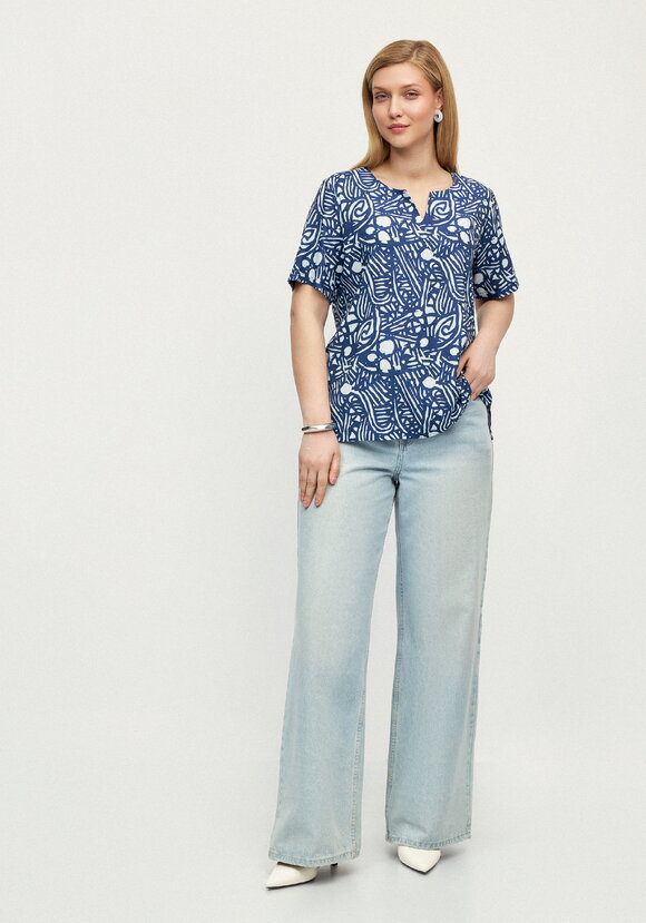 Блуза Путешествие мечты шир.  580, рис. 9