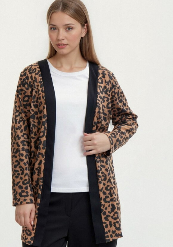 Кардиган с aнималистичным принтом шир.  580, рис. 16