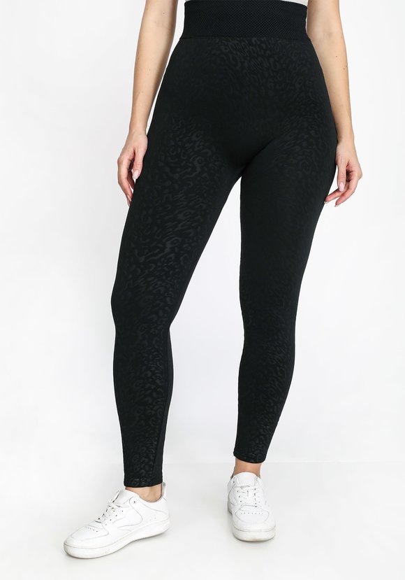 Леггинсы на высокой посадке с узором шир.  580, рис. 10