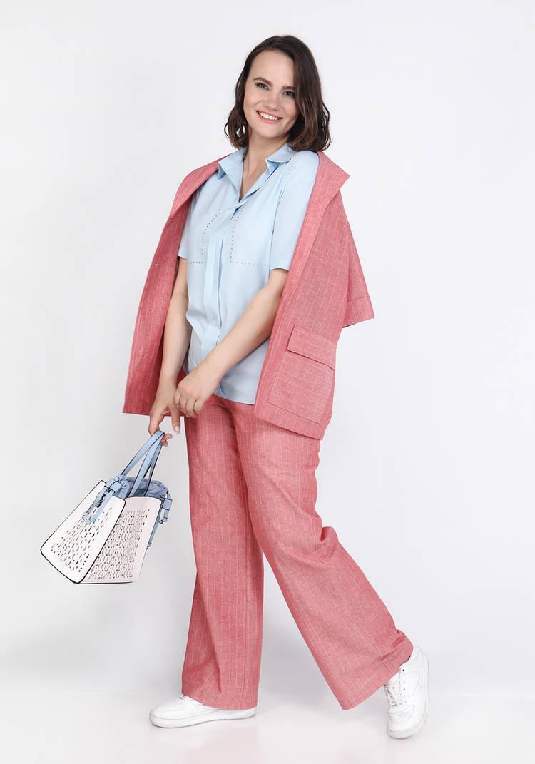 Блуза с стразами шир.  750, рис. 7