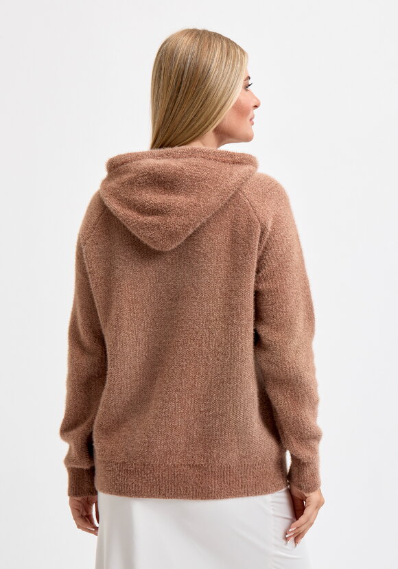 Кардиган на молнии с капюшоном Амели шир.  580, рис. 10