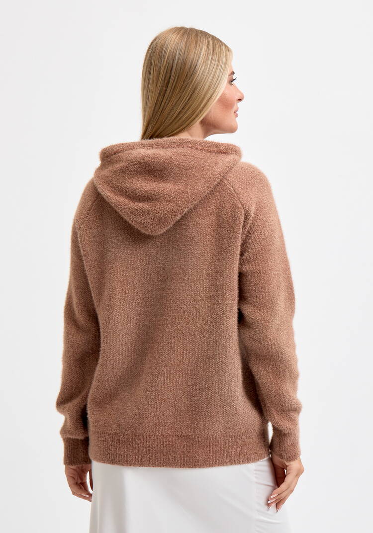 Кардиган на молнии с капюшоном Амели шир.  750, рис. 10