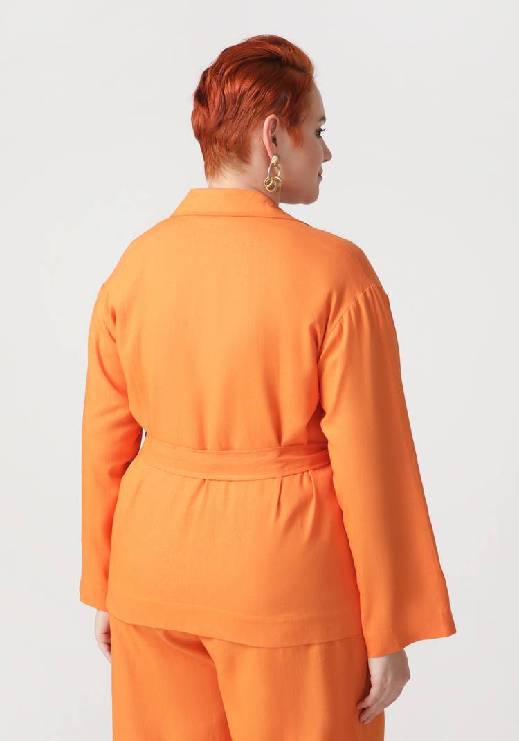 Пиджак с английским воротником и поясом шир.  750, рис. 6