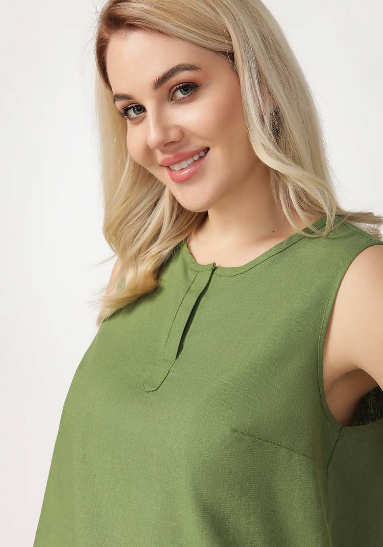 Блуза без рукавов с круглым вырезом шир.  750, рис. 3