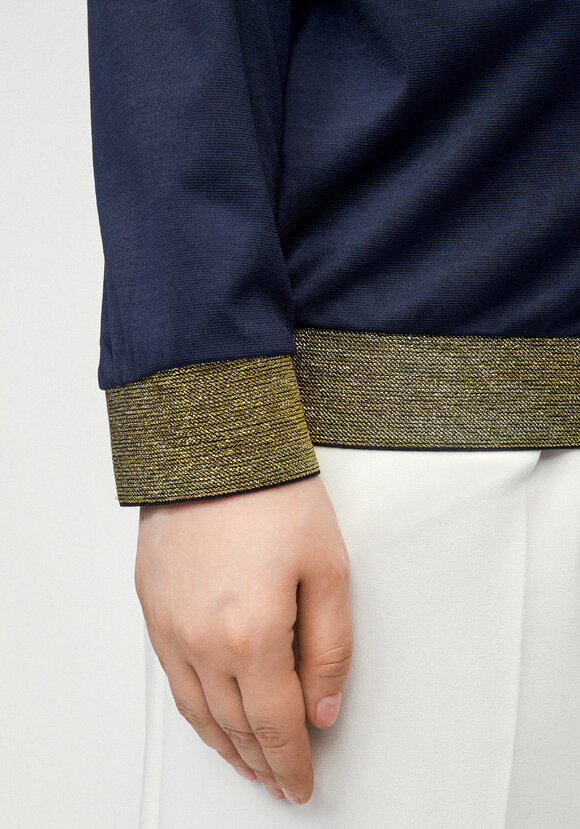 Бомбер трикотажный с ажурной спинкой шир.  580, рис. 22