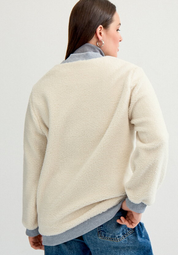 Бомбер на молнии в стиле тедди шир.  580, рис. 11