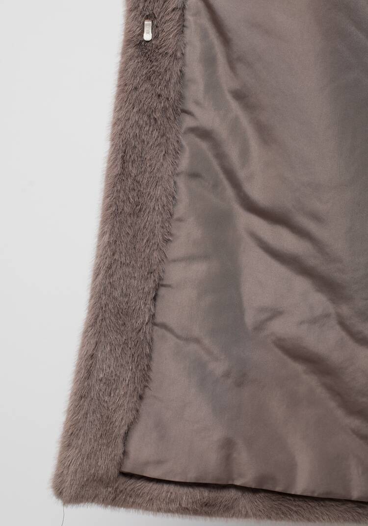 Шуба с леопардовым воротником шир.  750, рис. 8