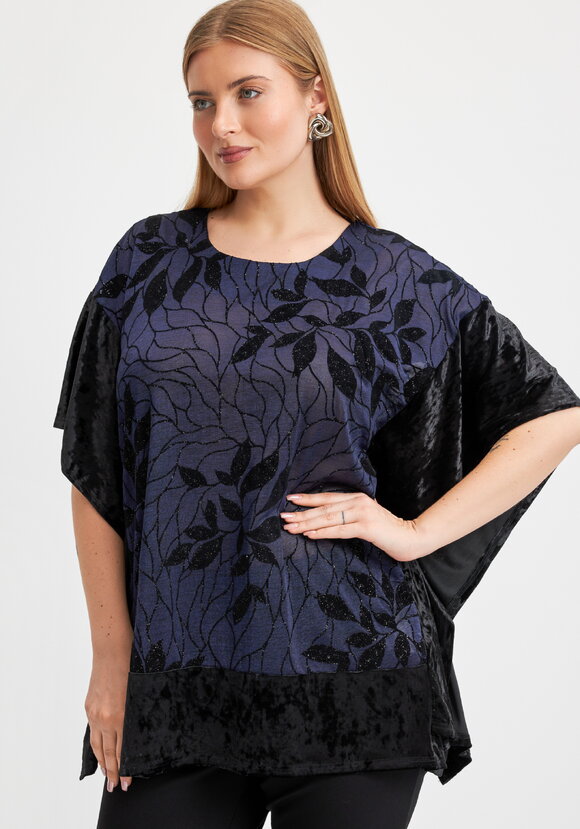 Туника из крешбархата с переливами шир.  580, рис. 6