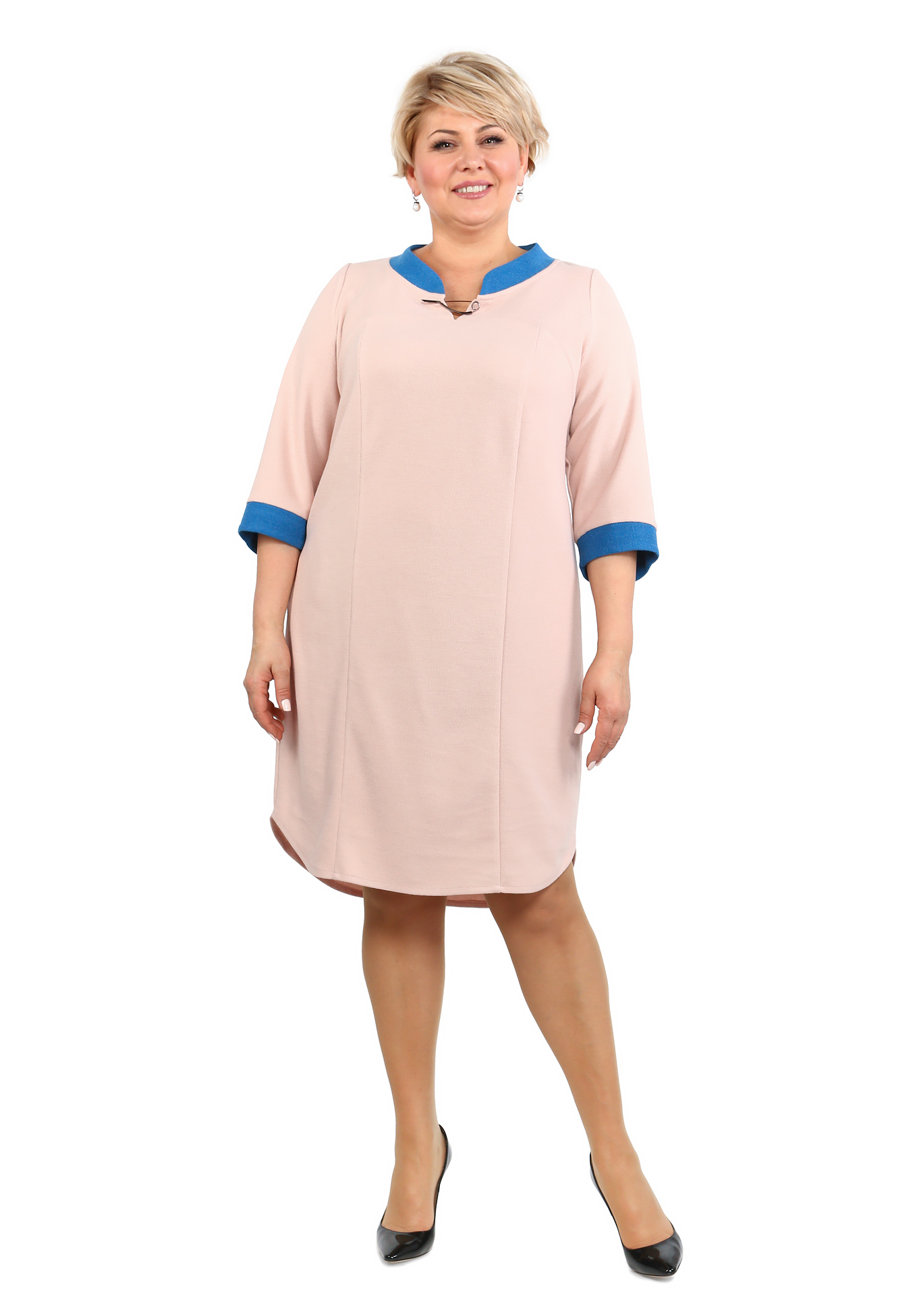 Платье "Женственная классика" Sarah Morenberg, размер 48, цвет синий - фото 5