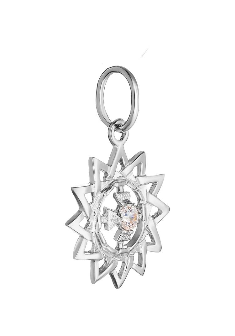 Подвеска серебряная Звезда Эрцгаммы шир.  750, рис. 4