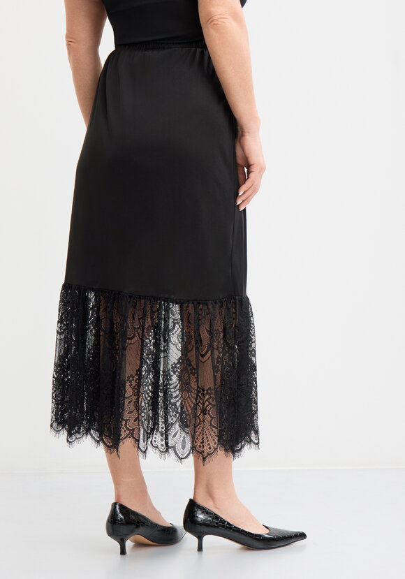 Нижняя юбка с кружевом шир.  580, рис. 4