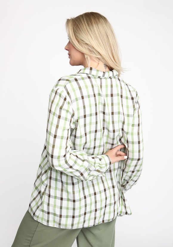 Блуза легкая с карманами шир.  580, рис. 6