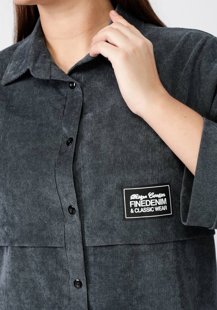 Рубашка вельветовая Гарсия шир.  750, рис. 11