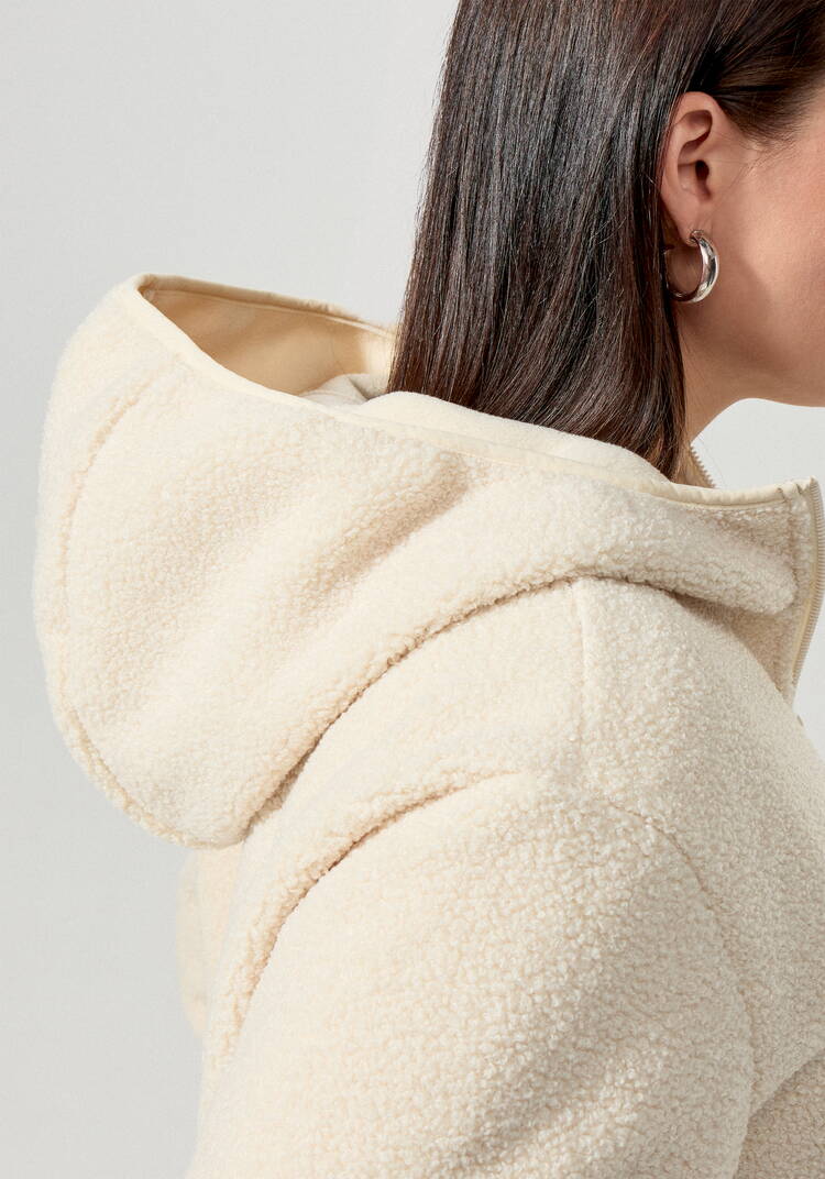 Куртка в стиле тедди с капюшоном шир.  750, рис. 28