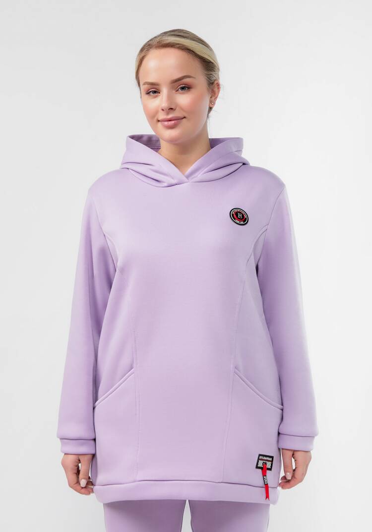 Толстовка удлиненная с капюшоном шир.  750, рис. 11