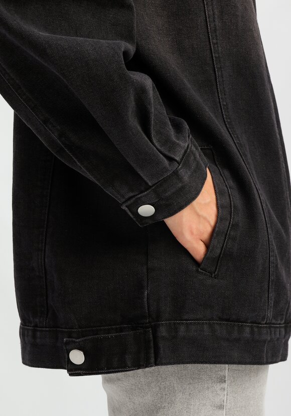 Джинсовая куртка Алерия шир.  580, рис. 11