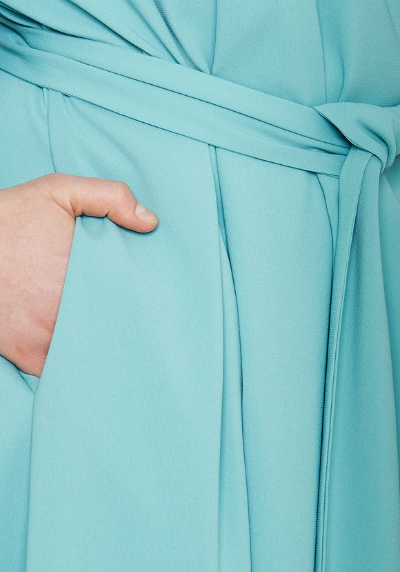 Платье с оригинальными рукавами и V вырезом шир.  580, рис. 6