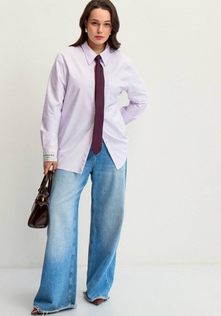 Рубашка хлопковая с шевроном на рукаве шир.  750, рис. 11