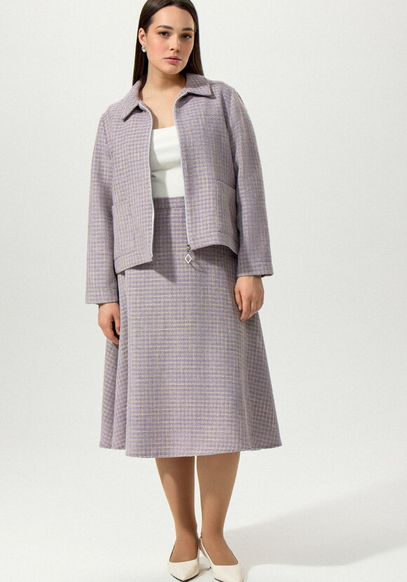 Пиджак с накладными карманами твидовый шир.  580, рис. 8