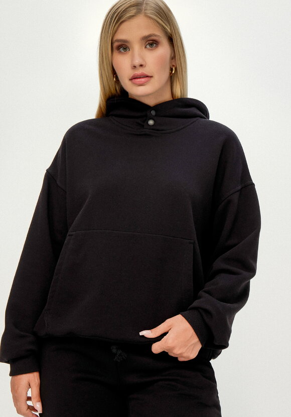 Худи свободного кроя с принтом на спине шир.  580, рис. 12