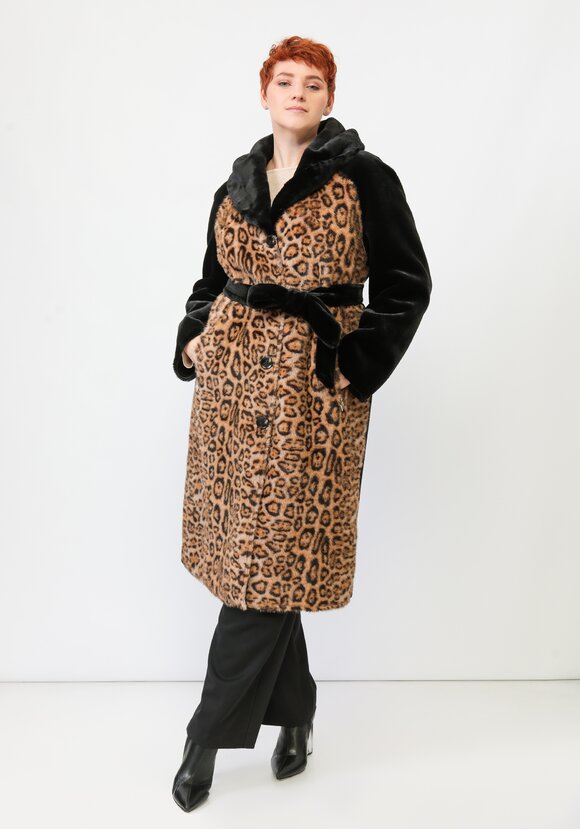 Двусторонняя искусственная шуба на поясе шир.  580, рис. 2