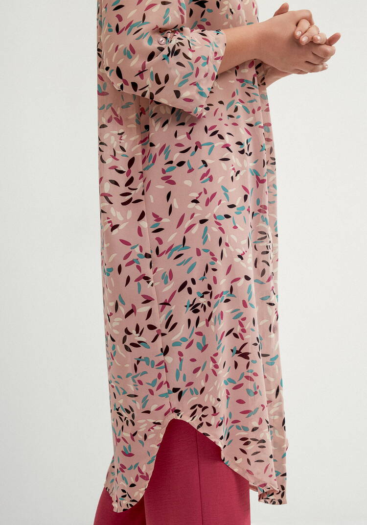 Рубашка с рукавом 7/8 и патами шир.  750, рис. 16