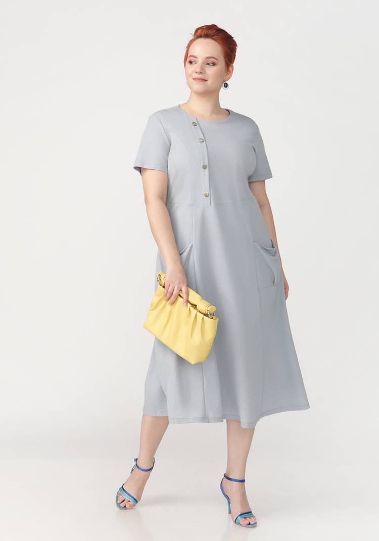 Платье свободного кроя Нинель шир.  750, рис. 8