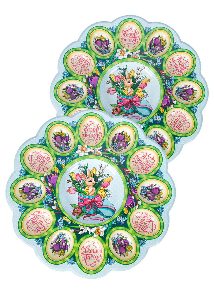 Пасхальные подставки на 12 яиц и кулич, 2 шт. шир.  750, рис. 21