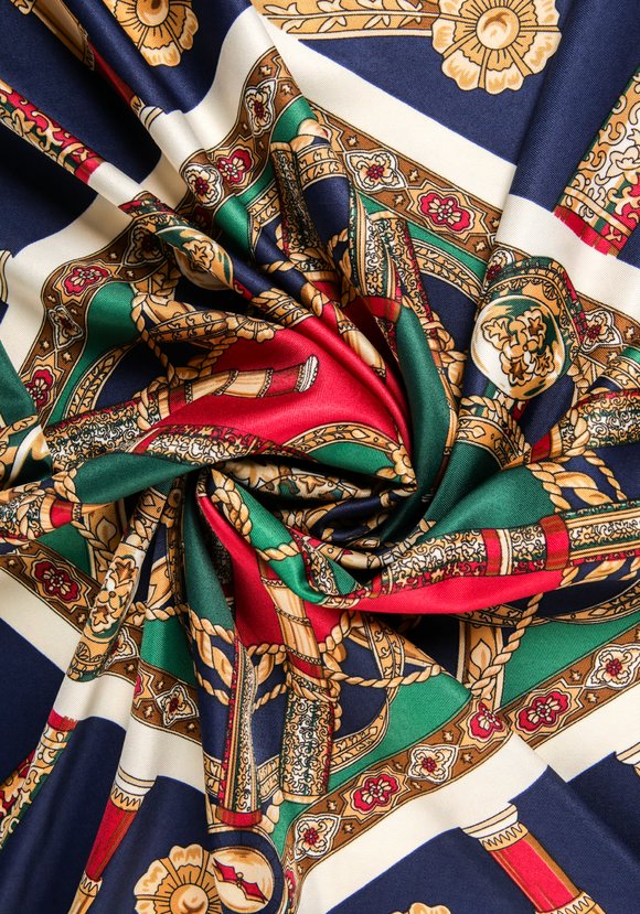 Платок шелковый Лиона шир.  580, рис. 7