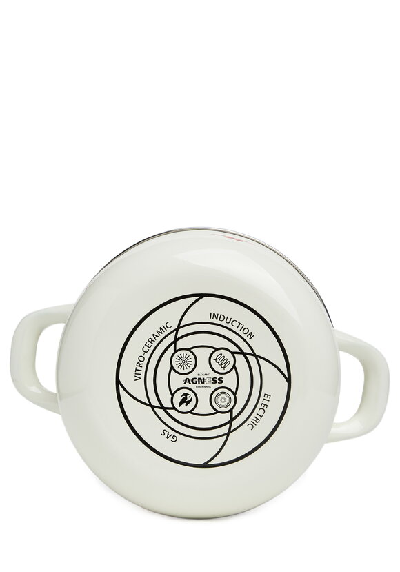 Кастрюля эмалированная Снегири шир.  580, рис. 3