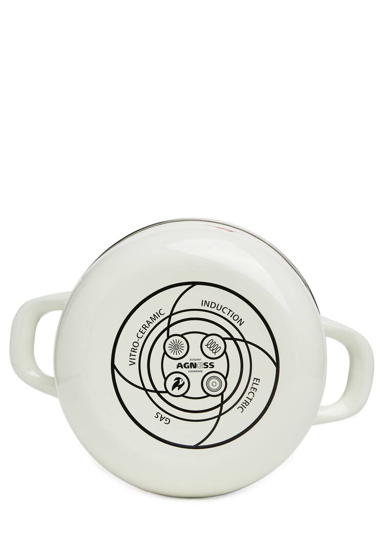 Кастрюля эмалированная Снегири шир.  750, рис. 3