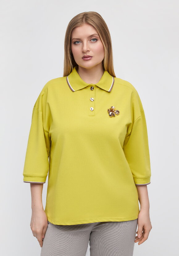 Поло с декоромДинамика стиля шир.  580, рис. 10