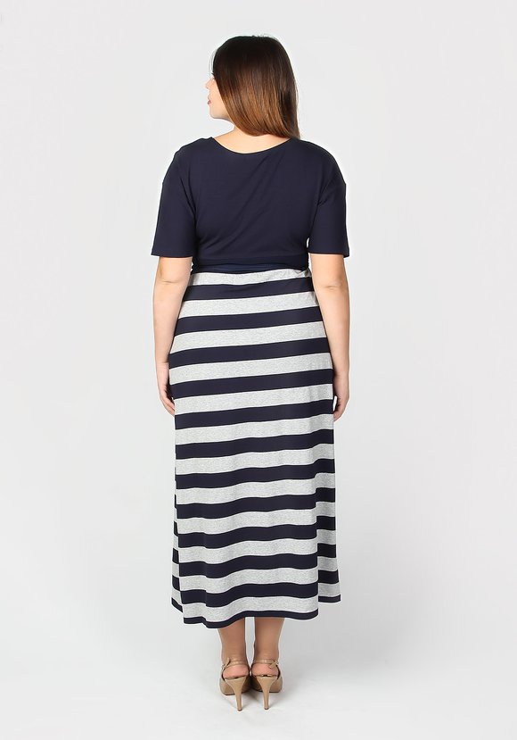 Платье-макси с плетеным ремешком в комплекте шир.  580, рис. 5