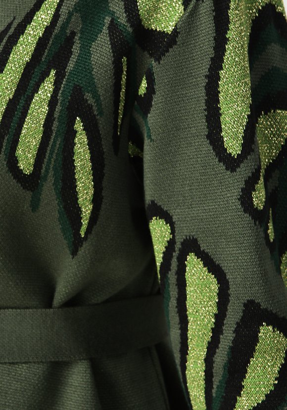 Кардиган с крупным орнаментом шир.  580, рис. 5