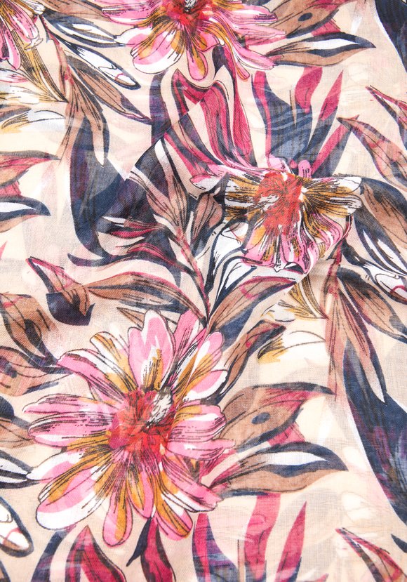 Палантин с флористическим принтом шир.  580, рис. 2